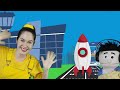 Zoom Zoom Zoom, We're Going to the Moon | Fingerplay | Songs for kids