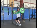 Power clean and jerk