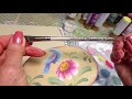 Learn to Paint a Folk Art Design with Strokes--Bluebird of Happiness Part 2