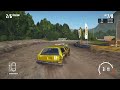 Wreckfest | Clean Race At Valefalls Circuit | Reverse Track