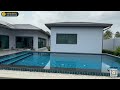 Beautiful large 4 bedrooms pool villa for sale at Baan Pattaya 6 - Huay Yai