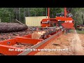 Running My Sawmill At Night Now - Woodmizer LT15 Sawmill