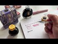 unboxing FERRIS WHEEL PRESS fountain pen inks & ballpoint pen 🌱 calligraphy pen ink swatches