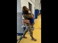 Military brother surprised his little sister