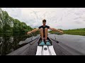 *No Talking* Flat Water 40 Minute Row Along | starts calm, then stormy