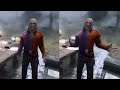 Sheogorath with vanilla animations and Gesture Animation Remix mod compared side by side