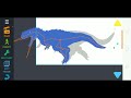 How to animate Running Blue Dino in Drawing Cartoons 2