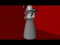 Raptor Main Engine High With Poly Gimbal Structure