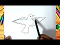 How to draw a bird step by step | bird drawing | bird draw | drawing a bird @SajusArt