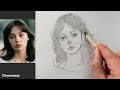 How to draw a Face / We practice together slowly and steadily :)