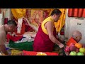 Kyabje Dodrupchen Rinpoche pays repsect to Sogyal Rinpoche's kudung