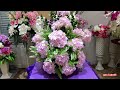 simple corner flower arrangement/flower arrangement/