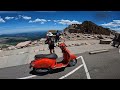 Vespa on Highest Road in North America