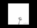 Stickman gets hit by a ball and dies (is he stupid)