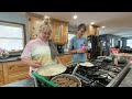 OUR FAMilY OF 10 DURING A BLiZZARD~ COOKING, SHOVELING, AND CLYDESDALE & 4,000 CHICKENS