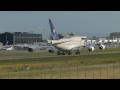 Saudi Arabian Boeing 747-SP landing & take-off at Geneva Airport