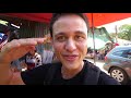 Lao Street Food - GIANT STICKY RICE Feast and Stuffed Chili Fish in Vientiane, Laos!