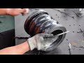 Double sphere flexible rubber expansion joints