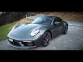 Taking delivery of green Porsche 911 Carrera 4S (992)