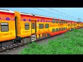 WAP-4 Electric Engine Failed & RESCUE By WAG-9 electric Locomotive// indian express train