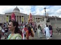 Central London Walk - 4K - Westminster Abbey to Buckingham Palace via Trafalgar Square - July 2024