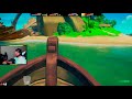 Skeleton Fleet and Skull Fort loot yoink! Sloop vs Galleon - n3oeclipse Sea of Thieves gameplay