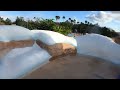 Toboggan Racers Slide Water Park Blizzard Beach (4K)