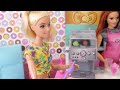 Barbie & Ken Doll Family New Baby Morning Routine and Donut Shop
