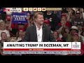 Trump Rally Destroys Kamala's (Bozeman, MT) [LIVE WATCH PARTY]