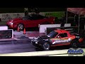 Mazda Miata vs Hellcat, Mustangs and Turbo Camaro Drag Races