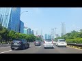 [Driving Jakarta] Relaxing Day Drive in Jakarta: ASMR City Sounds