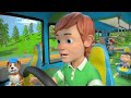 Wheels On The Bus, Nursery Rhymes and Vehicle Songs for Babies