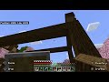 Minecraft Bedrock: working on the mine entrance in Gruntys world