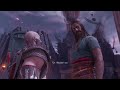 Kratos sacrificed himself and met Tyr in God of war Ragnarok Valhalla part 3  #gmgow