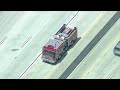 Procession honors LA County firefighter killed in explosion in Littlerock