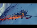 All Systems Failed  - Very Hard Emergency Landing ! Airplane Crashes ! Besiege plane crash