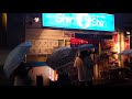 Fukuoka City Walking Tour 4k✨🌆North Tenjin Maizuru Imaizumi✨food street in the heavy rain☔ASMR❤️🎧️