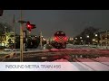 The Complete Metra Evening Rush Hour At Elmhurst On January 12, 2024