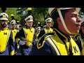 Michigan Marching Band 2023 East Carolina Game Parade to Stadium