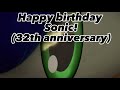 Happy birthday sonic! (32nd anniversary)