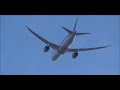 Qatar Airways Boeing 787-9 takeoff from London Heathrow