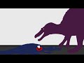 Dino Battle Royale 1 | Stick Nodes Animation | ¡Warning Gore!