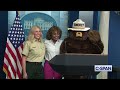 A surprise at the White House press room podium: Smokey Bear (86/2024)