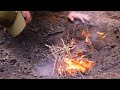 How To Start A Fire With Fire Steel | Fort In The Woods | How to start a fire