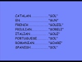 Comparsion between neolatin languages and friulian