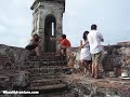 Climbing Up Fort San Felipe | Cartagena, Colombia Travel