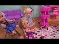 Hair salon ! Elsa & Anna toddlers - Rapunzel - hair styling