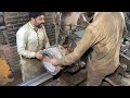 Incredible Manufacturing Process of Biggest Shaf Bush Roll Machine Brass Casting process in industry