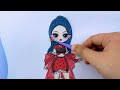 If Elsa & Wednesday Become Angel or Devil? Who will you choose? | Best DIY Fashion Paper Dolls