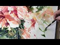 Watercolor Floral demonstration With Rae Andrews